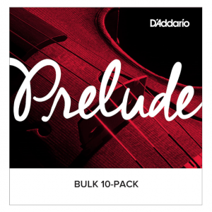 D'Addario Prelude Violin String Set, 3/4 Scale, Medium Tension, Bulk 10-Pack